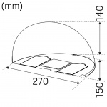 Arc Vägglampa 3000K Antracit Arc Vägglampa 3000K Antracit
