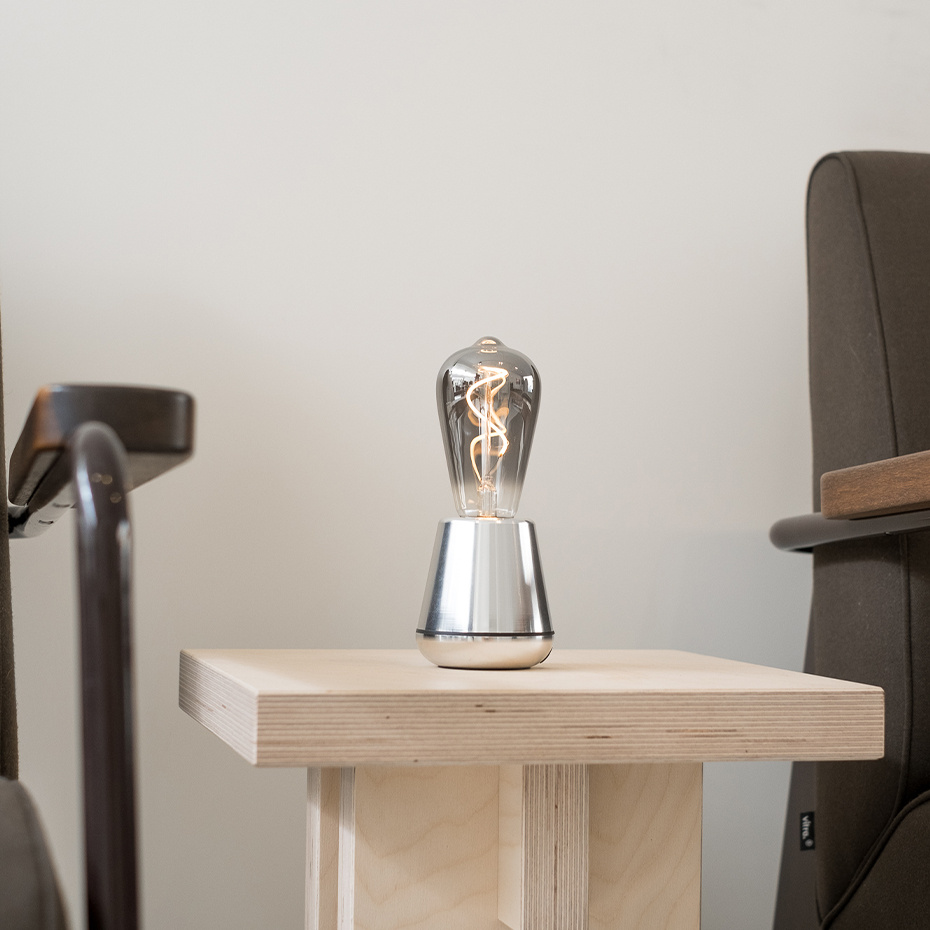 Humble ST64 Swirl LED Bulb Smoked 3V 1W 2200K E27