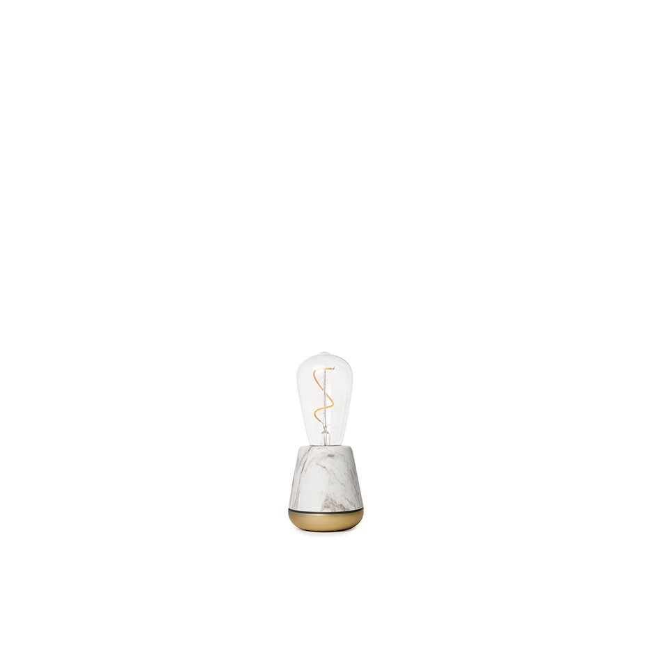 Humble One Portable Bordslampa White Marble
