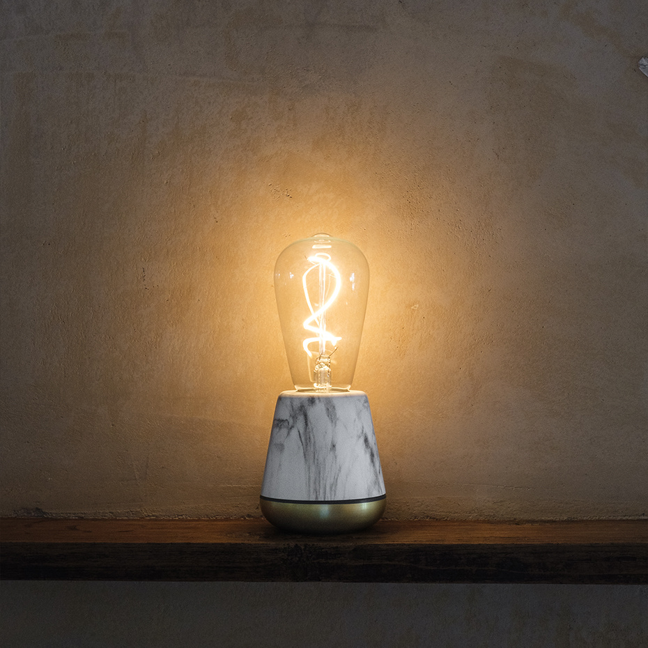 Humble One Portable Bordslampa White Marble