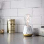 Humble One Portable Bordslampa White Marble Humble One Portable Bordslampa White Marble