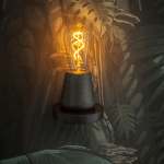 Humble One Portable Bordslampa Black Wood