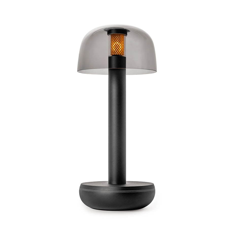 Humble Two Portable Bordslampa Black/Smoked