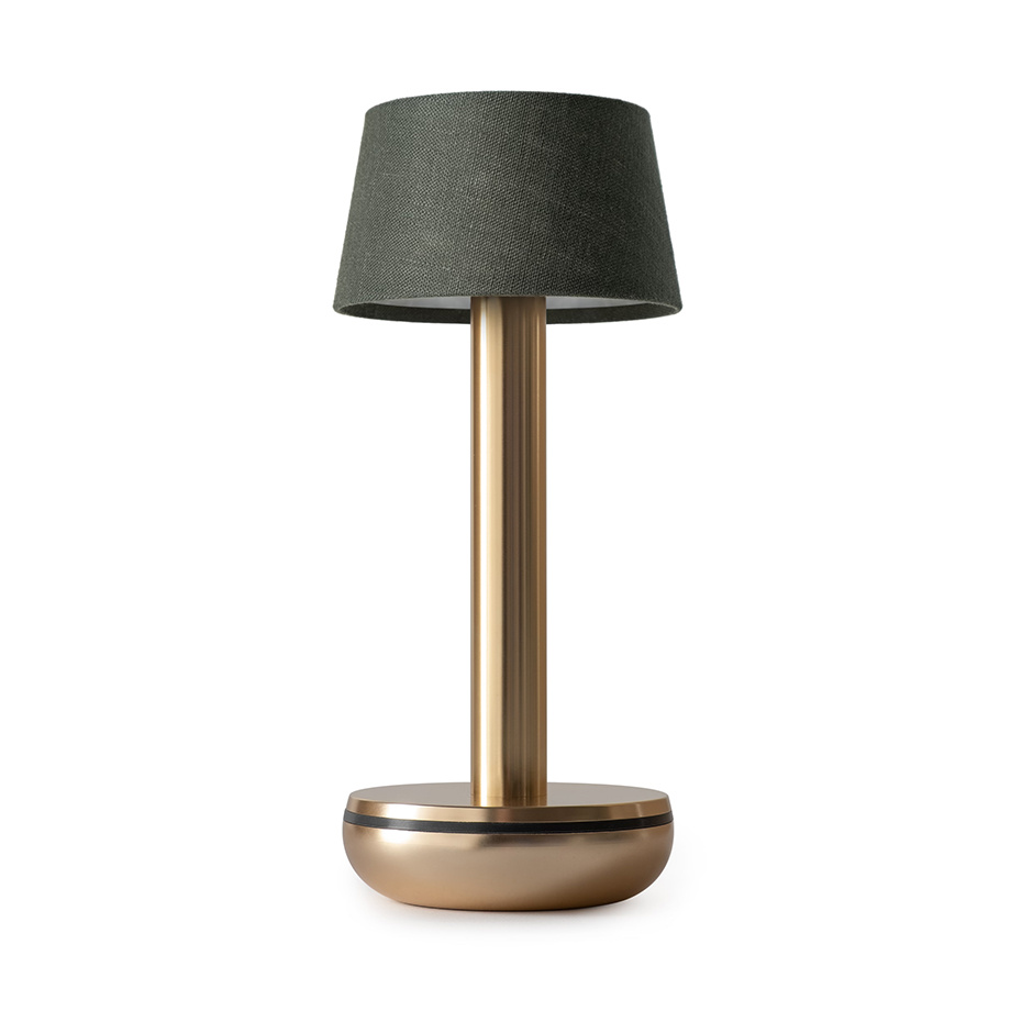 Humble Two Portable Bordslampa Gold/Emerald Linen