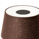 Humble Two Portable Bordslampa Black/Brown Linen Humble Two Portable Bordslampa Black/Brown Linen