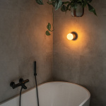 Humble Bee Portable Vägglampa Black/Frosted Humble Bee Portable Vägglampa Black/Frosted