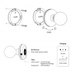 Humble Bee Portable Vägglampa Gold/Smoked Humble Bee Portable Vägglampa Gold/Smoked