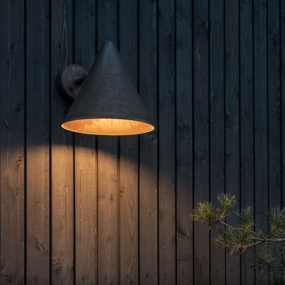 Tratten Vägglampa Varmförzinkat Stål