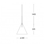 Tratten Pendel Rå Koppar Tratten Pendel Rå Koppar