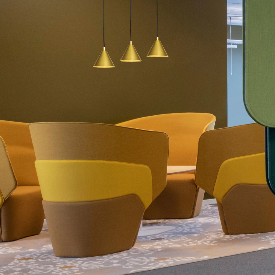 Tratten Pendel Liten Rå Koppar