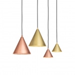 Tratten Pendel Liten Rå Mässing Tratten Pendel Liten Rå Mässing