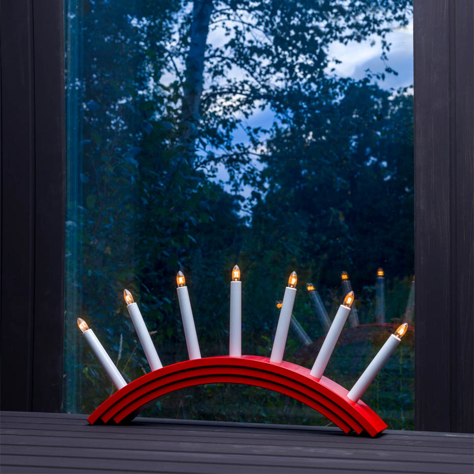 Julius Ljusstake Grå