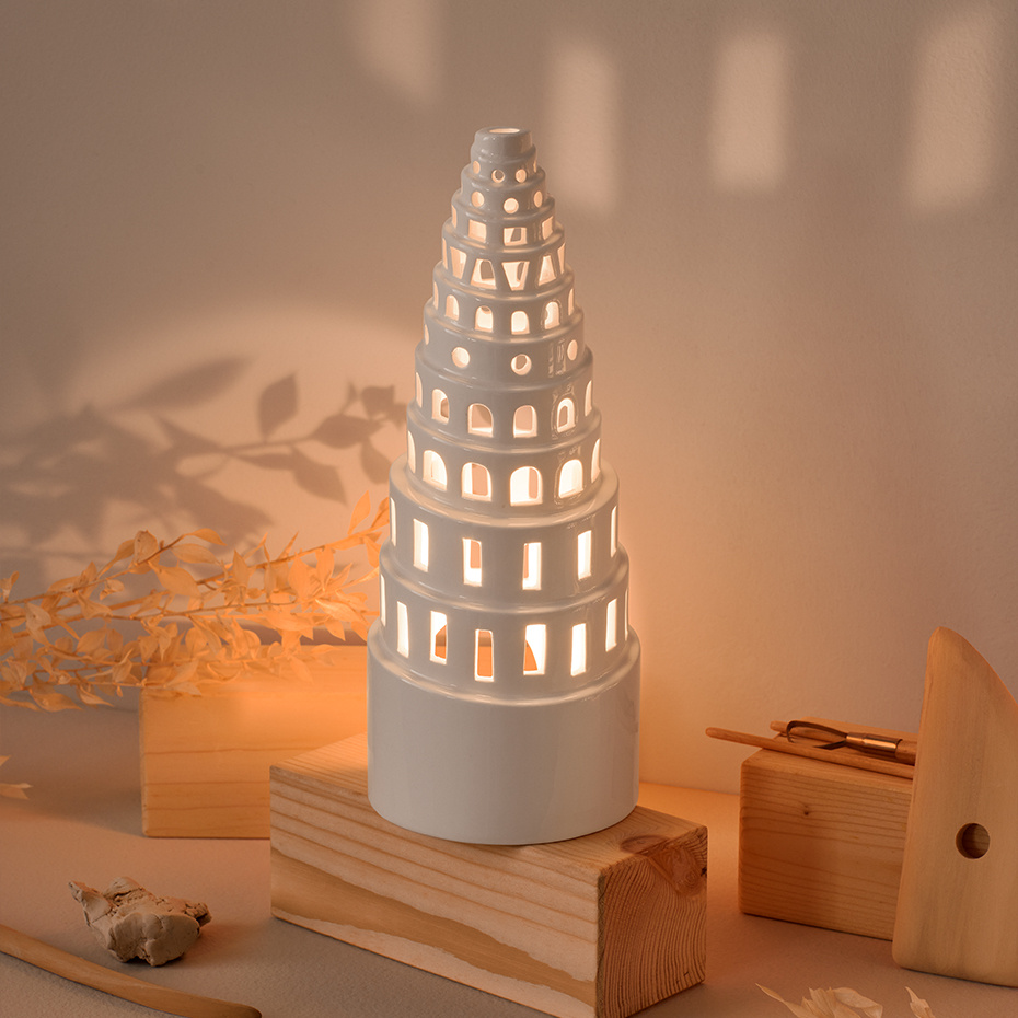 Urbania Lighthouse Ljuslykta High Tower White