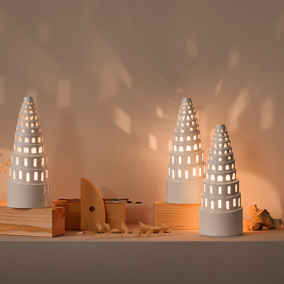 Urbania Lighthouse Ljuslykta High Tower White