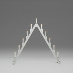 Elljusstake 11 Ljus Vikbar Grå Elljusstake 11 Ljus Vikbar Grå