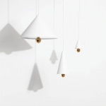 Cherry Pendel Large White & Gold Cherry Pendel Large White & Gold