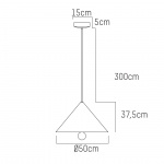 Cherry Pendel Large White & Gold Cherry Pendel Large White & Gold