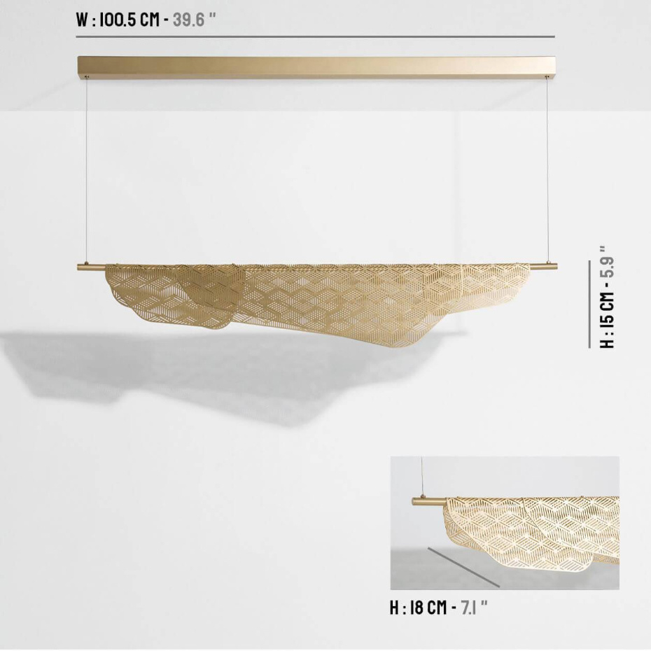 Mediterranea Pendel Small Brushed Brass