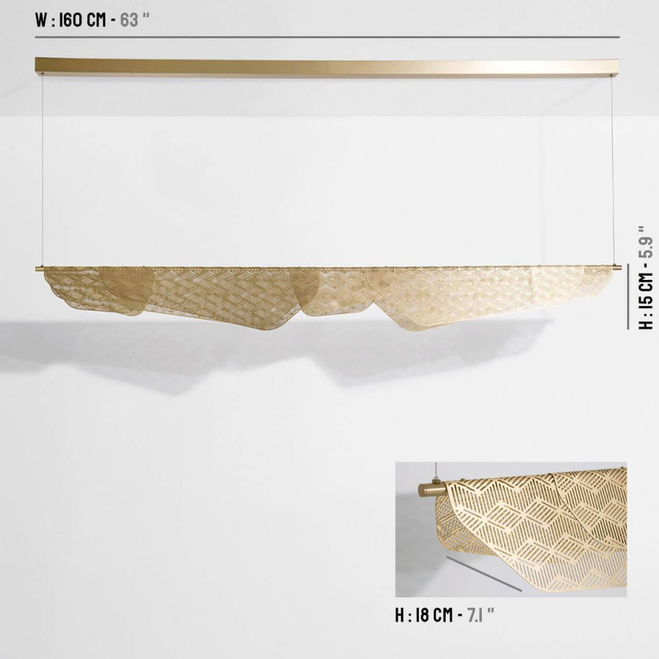 Mediterranea Pendel Large Brushed Brass