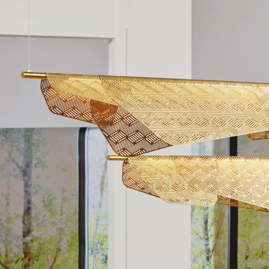 Mediterranea Pendel Large Brushed Brass