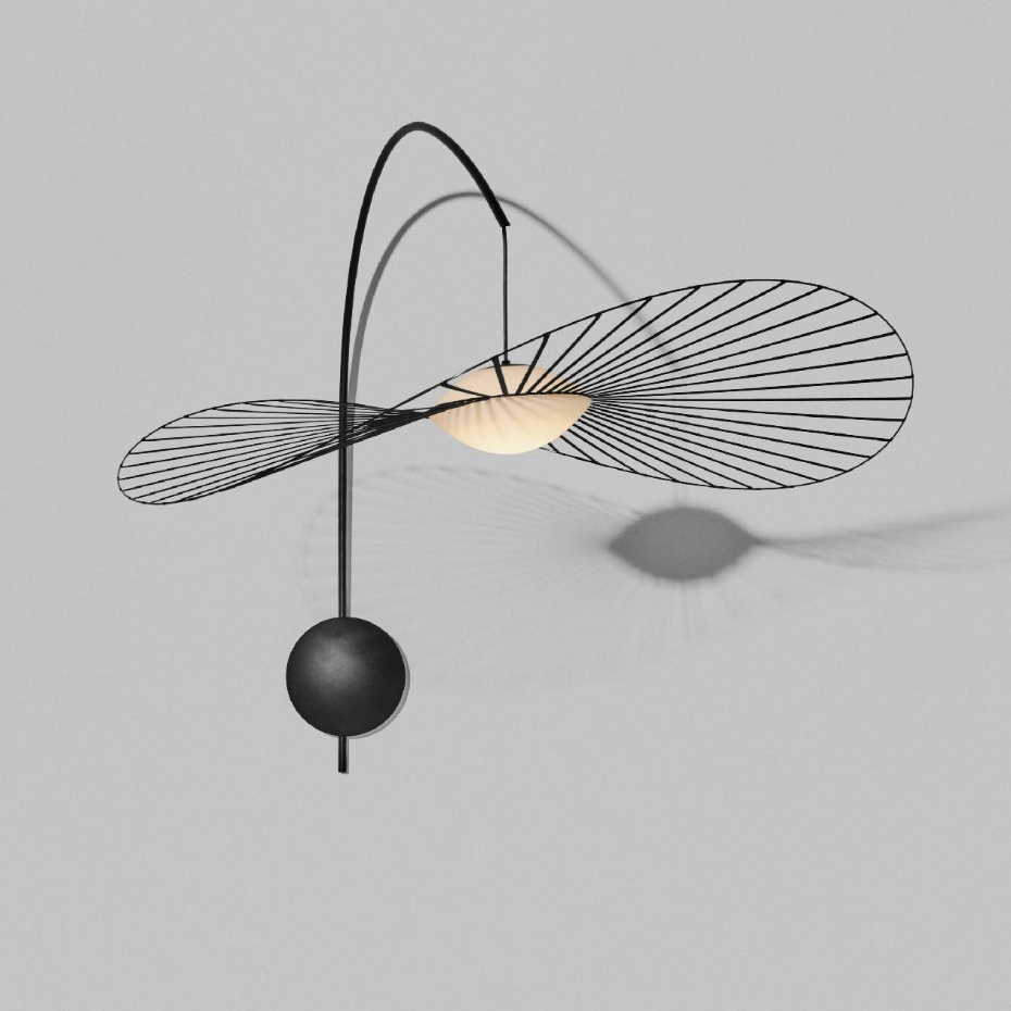 Vertigo Nova Vägglampa Ø110cm Black