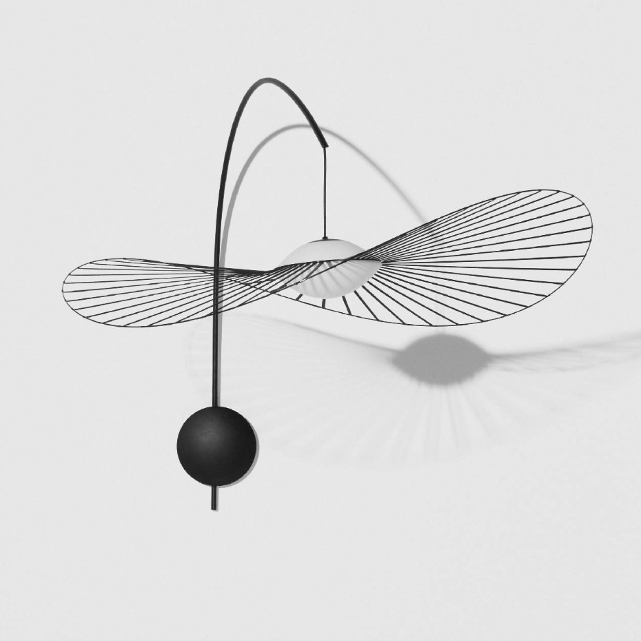 Vertigo Nova Vägglampa Ø110cm Black