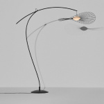 Vertigo Nova Golvlampa Ø110cm Black Vertigo Nova Golvlampa Ø110cm Black