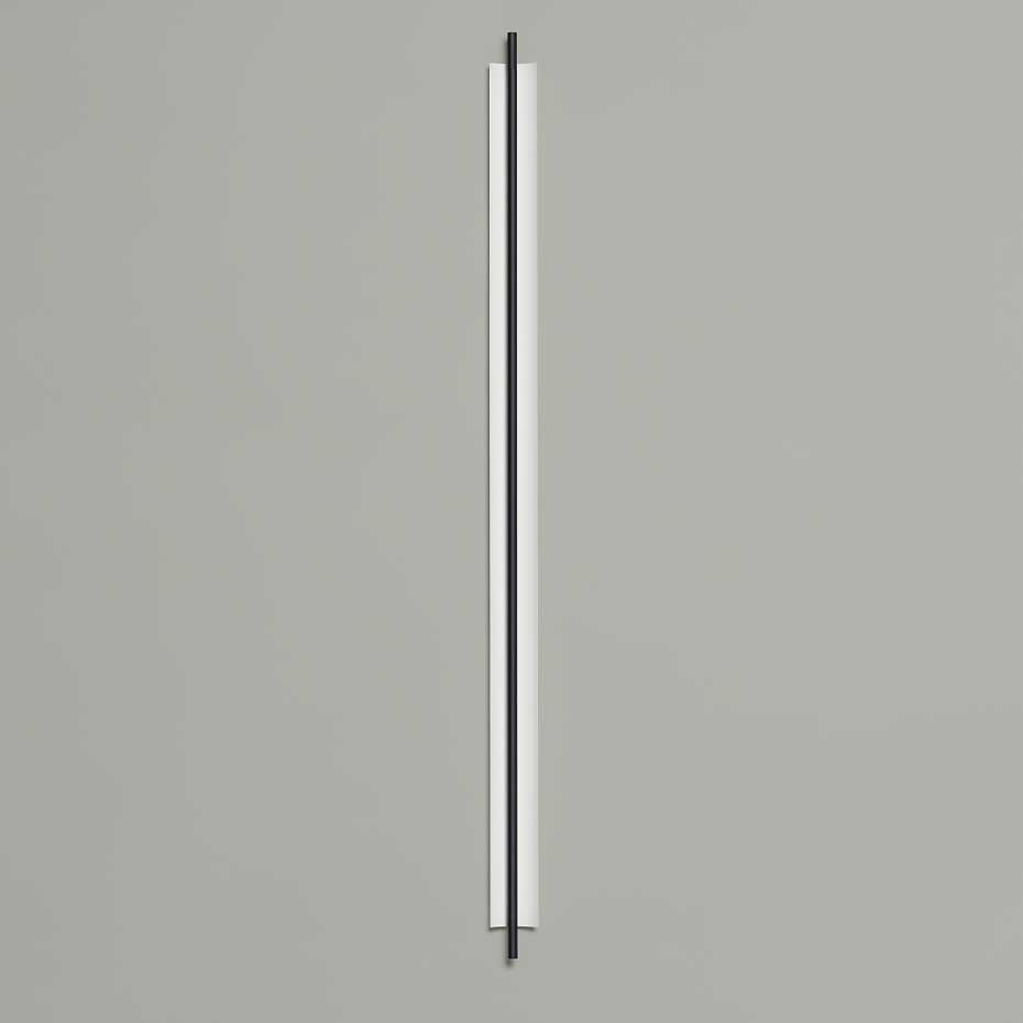 Lámina 165 Vägglampa Glossy White Grey