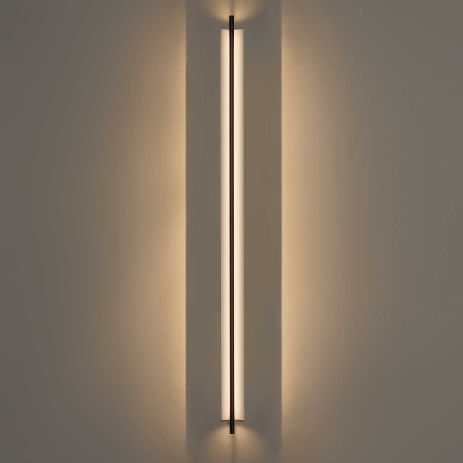 Lámina 165 Vägglampa Glossy White Grey