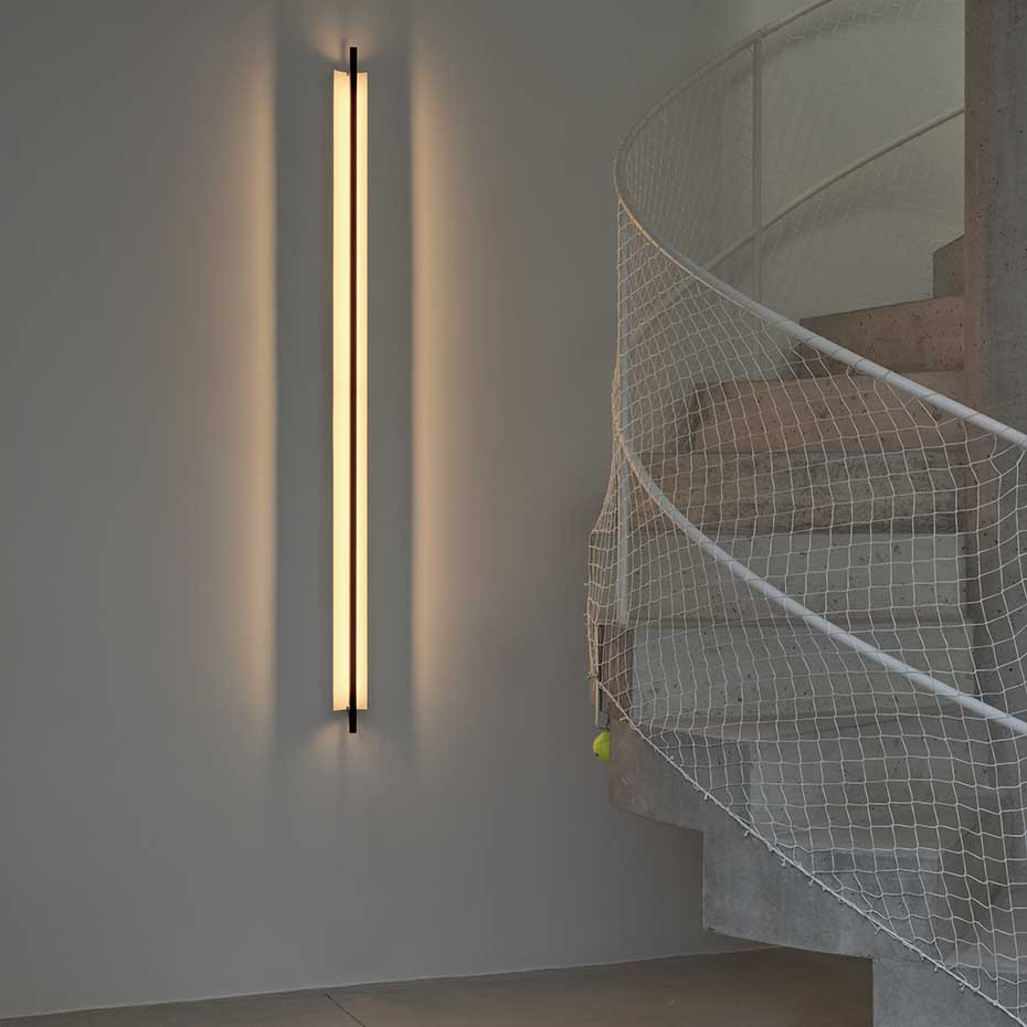 Lámina 165 Vägglampa Glossy White Grey