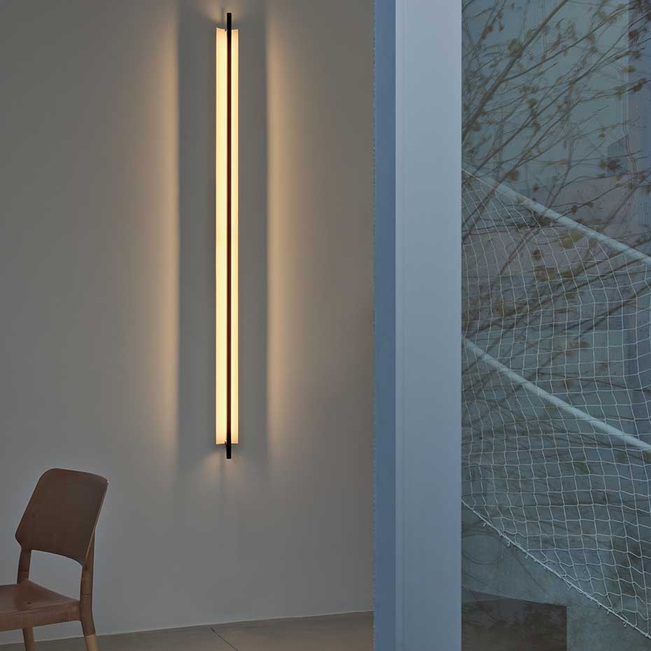 Lámina 165 Vägglampa Glossy White Grey