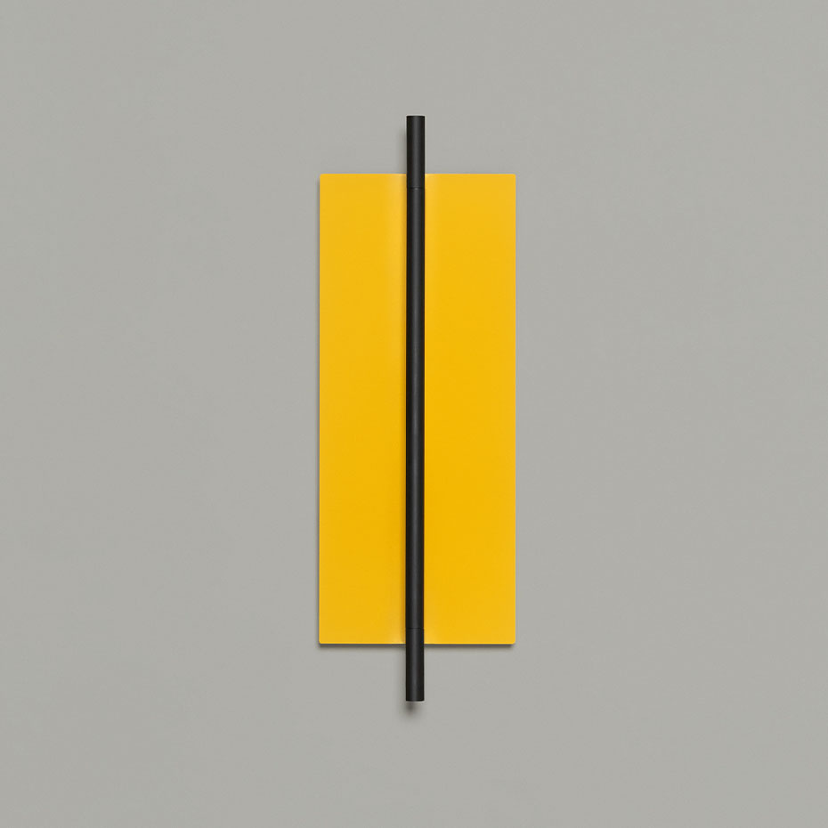 Lámina Dorada 45 Vägglampa Matt Gold