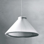 Le Klint 1 Mega Pendel Ø70cm White/Brass Le Klint 1 Mega Pendel Ø70cm White/Brass