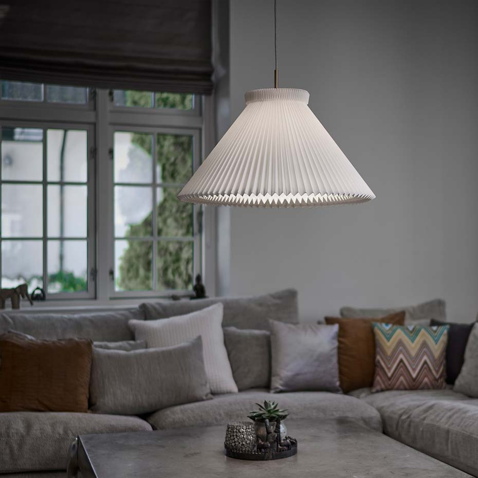 Le Klint 1 Mega Pendel Ø70cm White/Brass