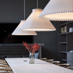 Le Klint 1 Mega Pendel Ø70cm White/Brass Le Klint 1 Mega Pendel Ø70cm White/Brass