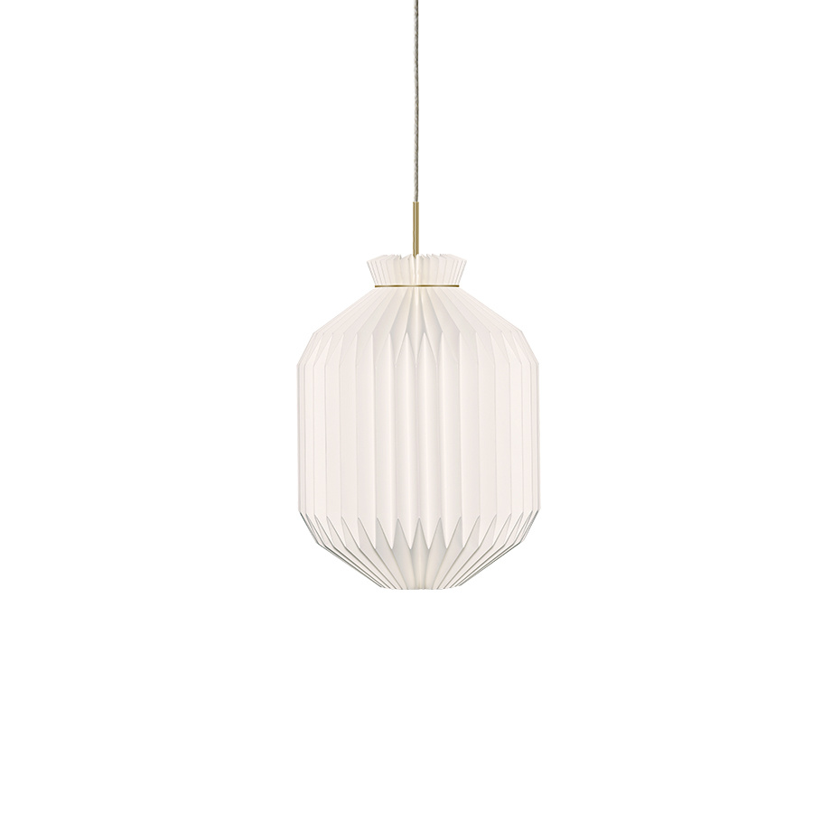 Le Klint 105 Anniversary Pendel Large White/Golden Fitting