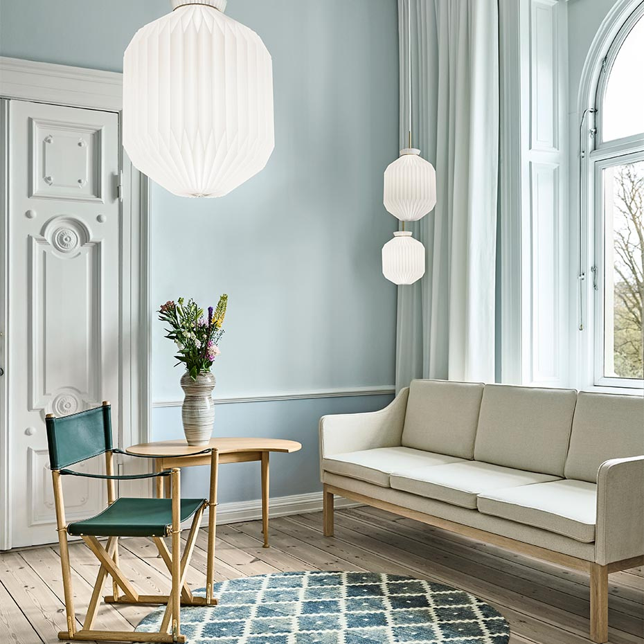 Le Klint 105 Anniversary Pendel Small White/Golden Fitting