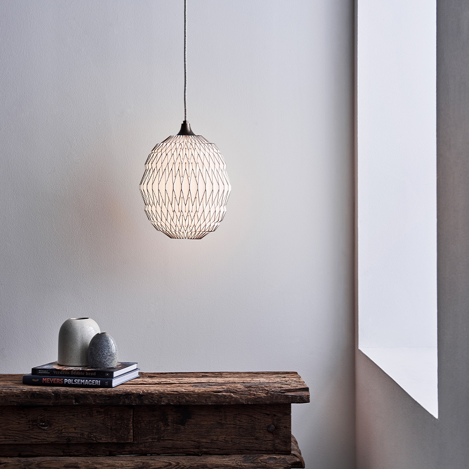 Caleo 1 Pendel White/Bronze