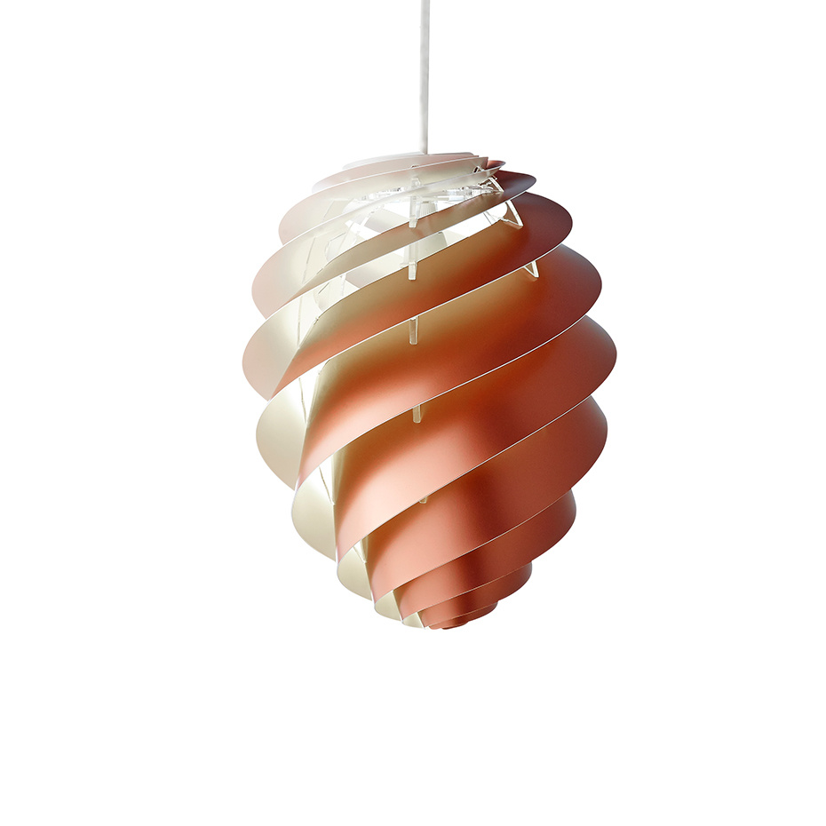 Swirl 2 Pendel Large Copper