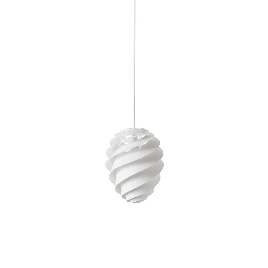 Swirl 2 Pendel Small White