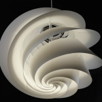 Swirl 3 Pendel Large White Swirl 3 Pendel Large White