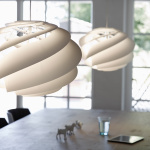 Swirl 3 Pendel Medium White Swirl 3 Pendel Medium White