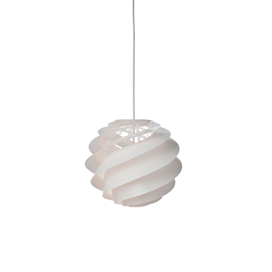 Swirl 3 Pendel Small White