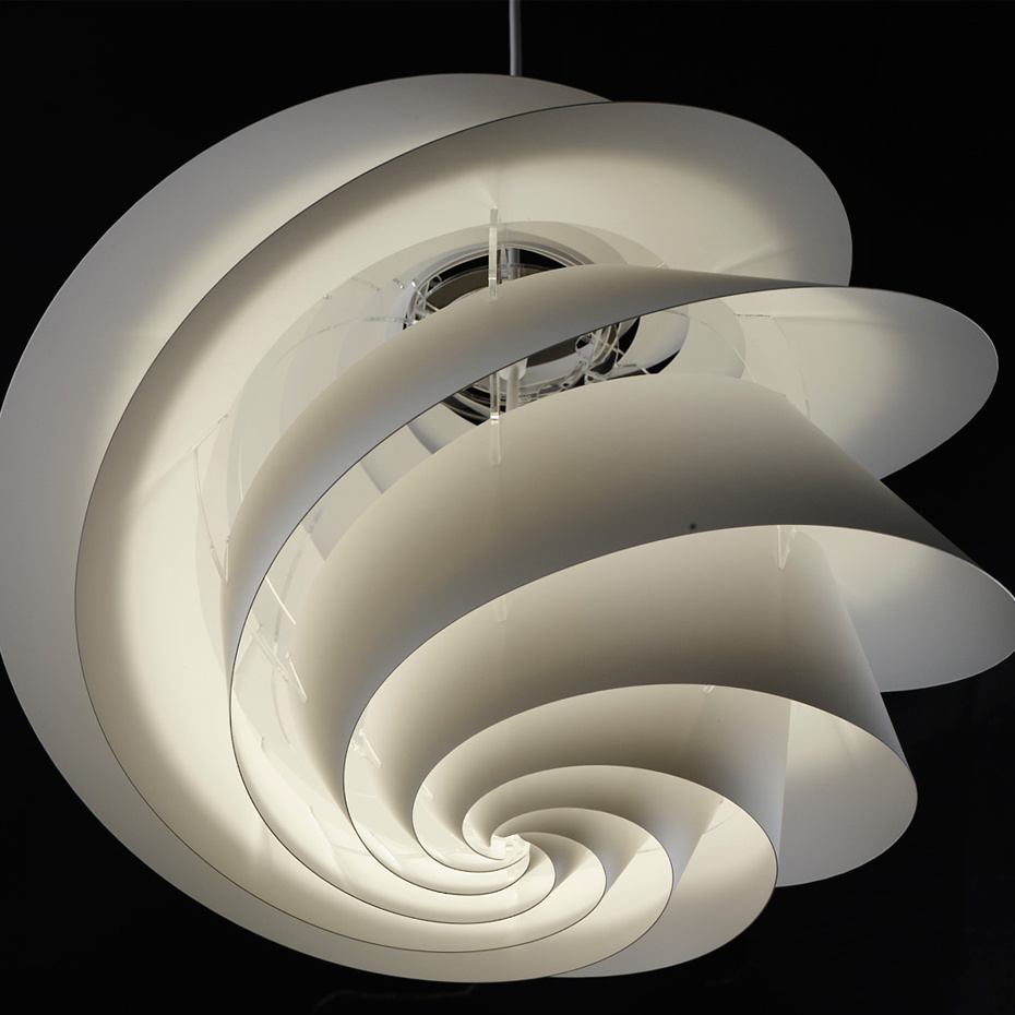 Swirl 3 Pendel Small White