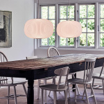 Lamella 1 Pendel White/Silver Lamella 1 Pendel White/Silver