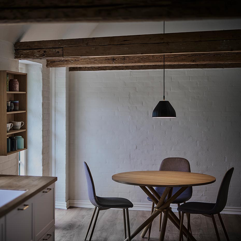 Facet Pendel Ø24cm Black