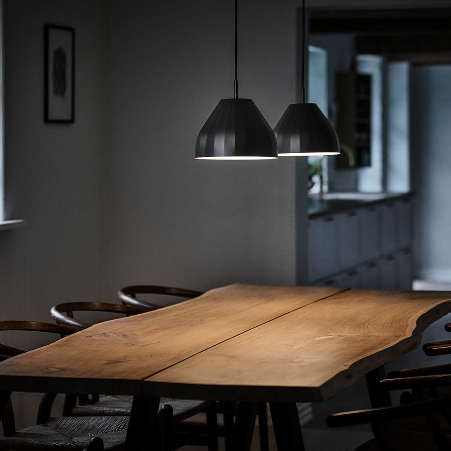 Facet Pendel Ø24cm Black