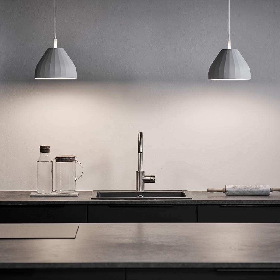 Facet Pendel Ø24cm White