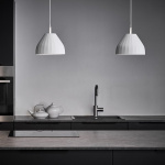 Facet Pendel Ø24cm White Facet Pendel Ø24cm White