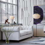 Swirl Golvlampa Black Swirl Golvlampa Black